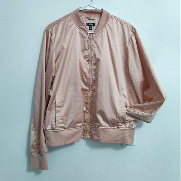 City Streets Jackets & Coats Rose Gold Bomber Jacket Poshmark